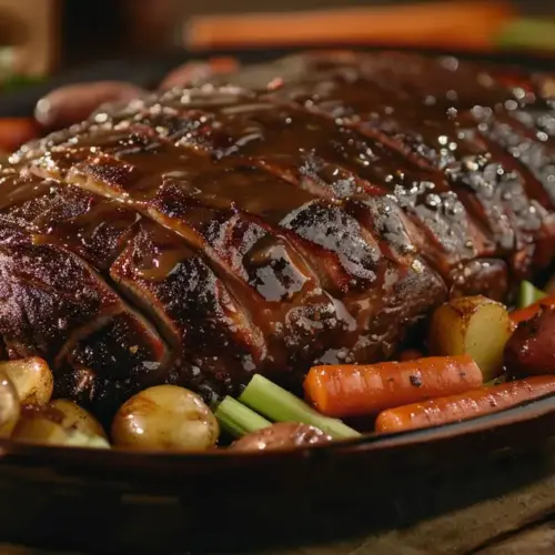 Slow Cooker Eye of Round Roast With Vegetables